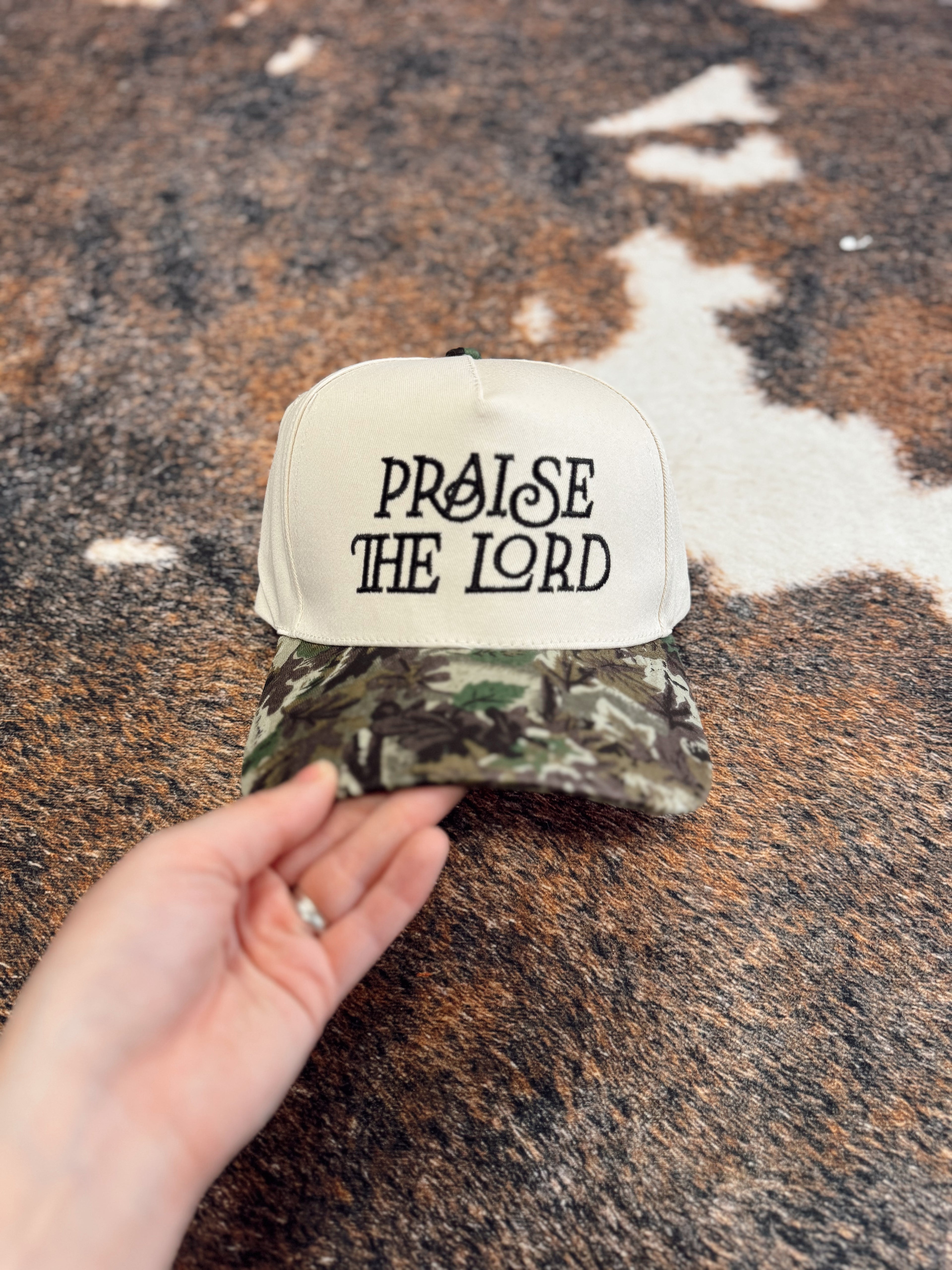 Praise The Lord Trucker - Camo
