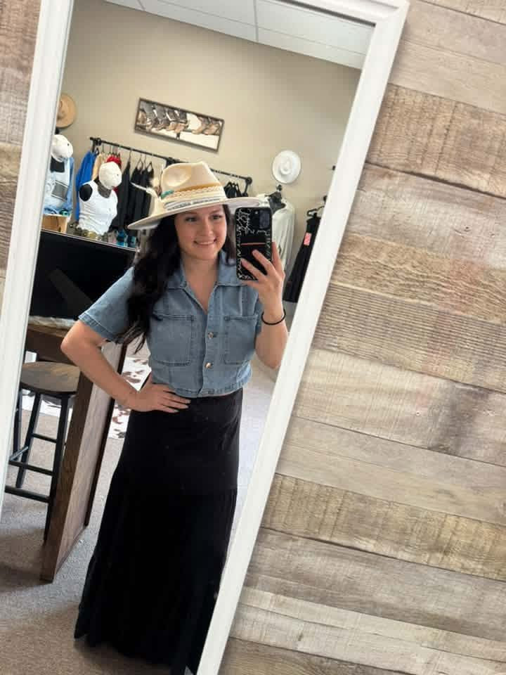 The Teacher Black Maxi Skirt