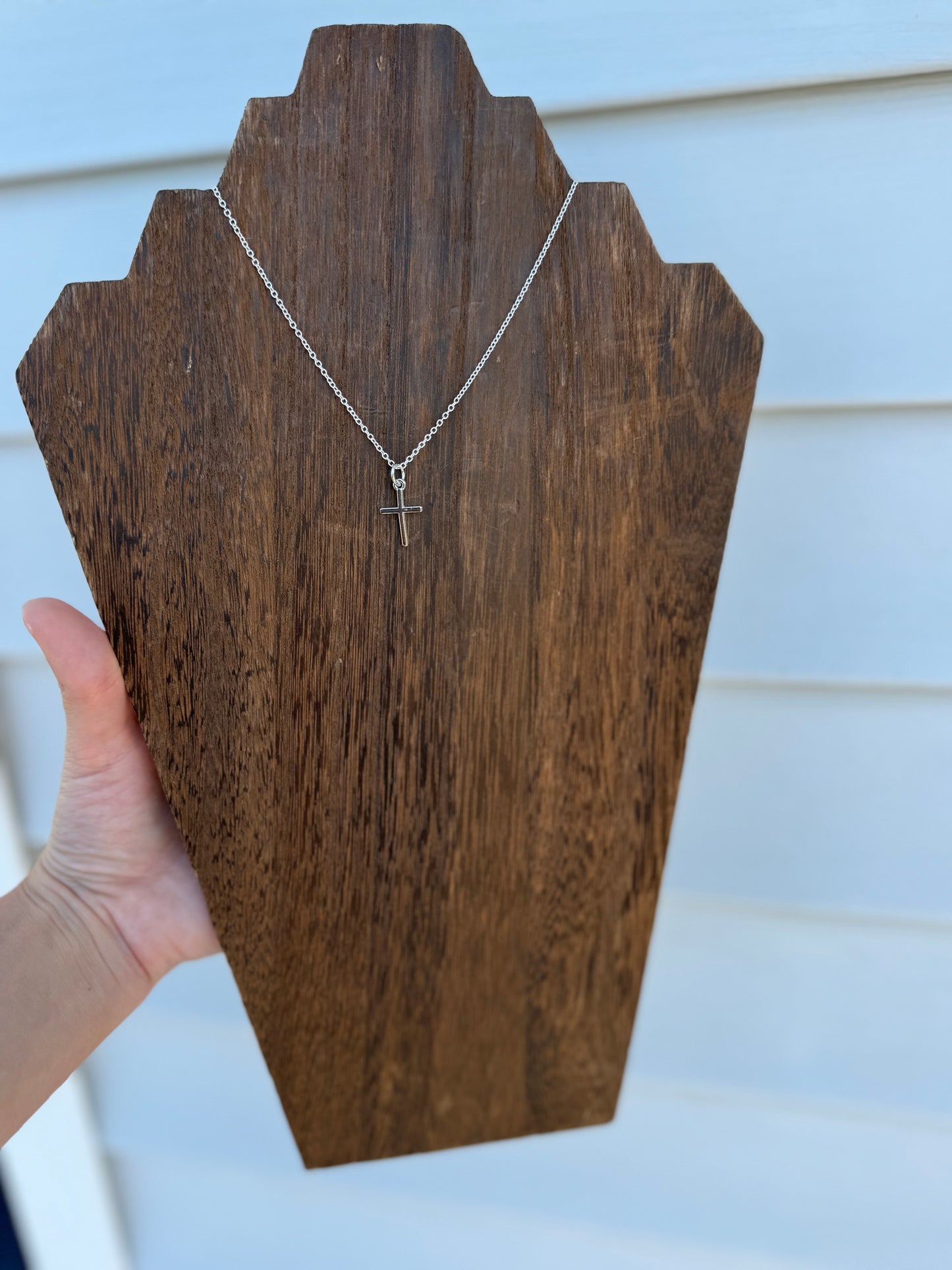 The Simple Cross - Silver