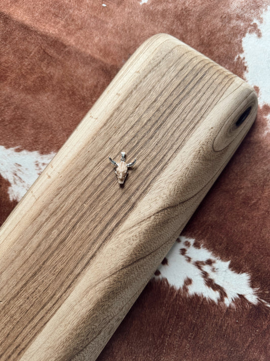 The Longhorn Silver Charm - Custom Charm Bar