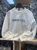 The Howdy Y’all Cream Mockneck