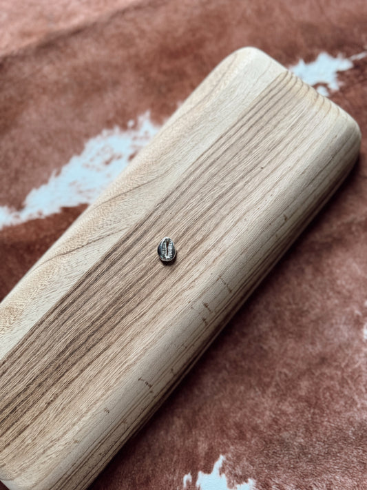 Silver Seashell Charm - Custom Charm Bar