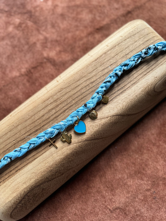 All the Blues Bandana Necklace