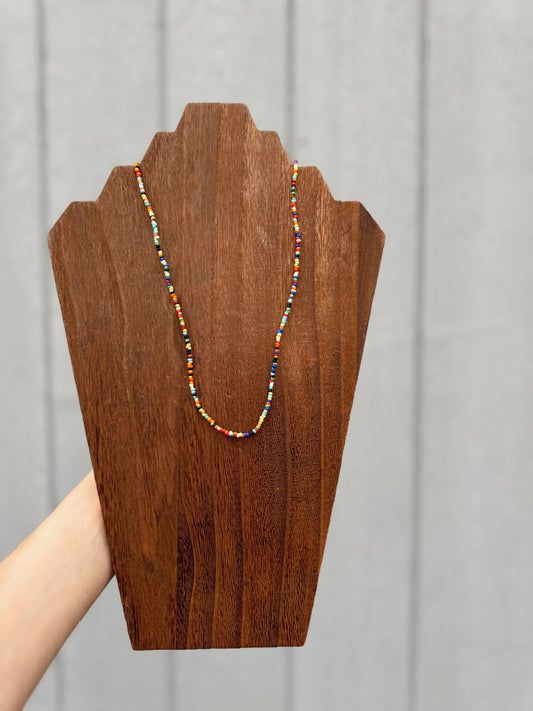 Rainbow Mini Beaded Necklace