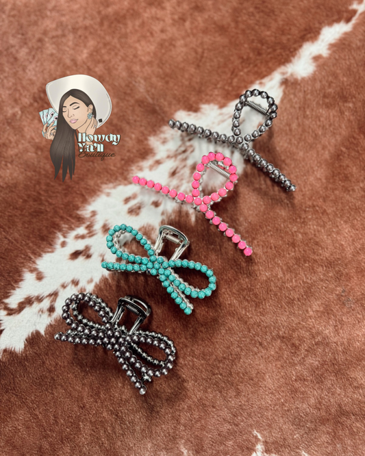 Howdy Yall Claw Clips