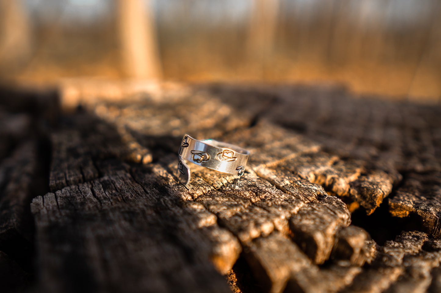 Cowboy Hat Wrap Around Ring