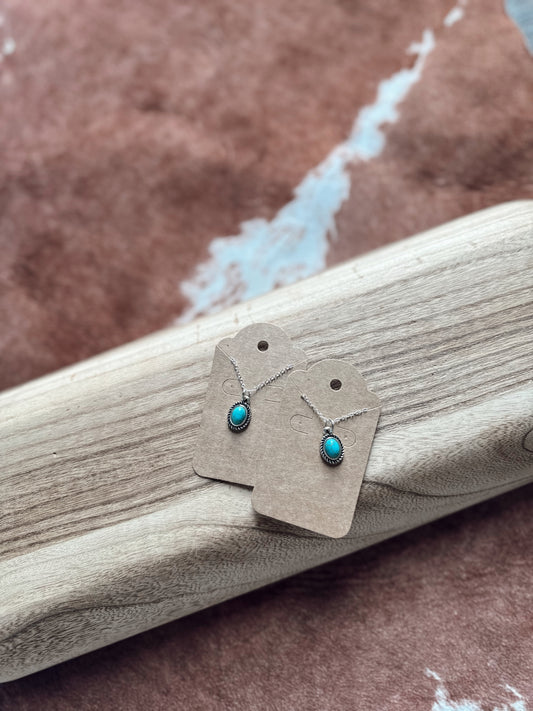 The Turquoise Drop Necklace