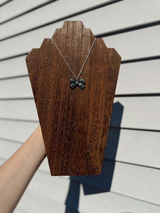 The Chunk Turquoise Bow