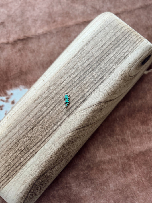 The Turquoise Lightning Bolt - Custom Charm Bar